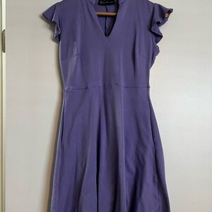 New York & Company Purple Mini Dress